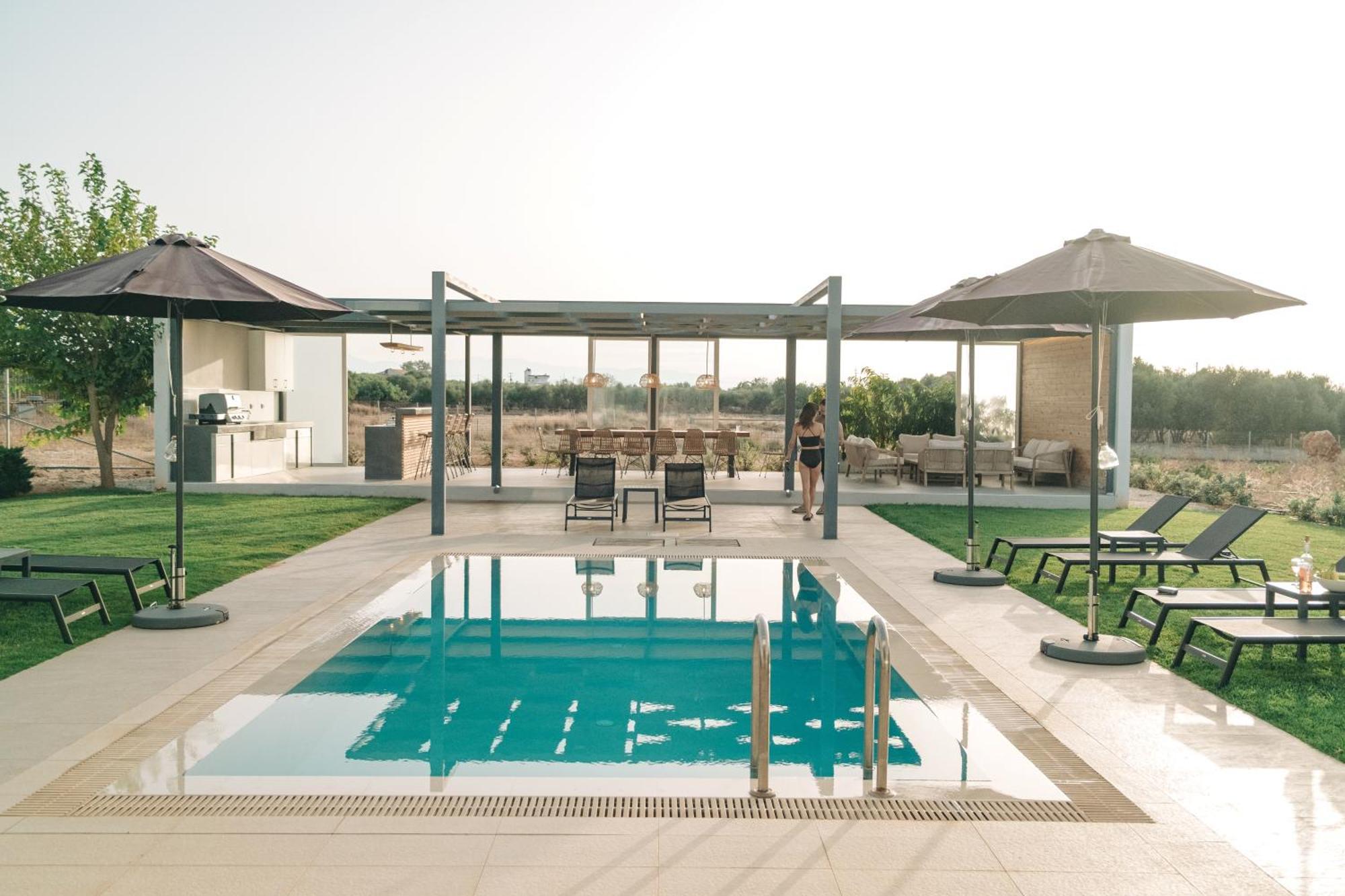 Helios A Modern Large Villa With Private Pool Set In A Quiet Location Stavrós Esterno foto